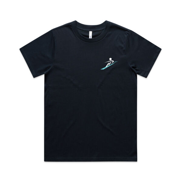 Women's crew-neck logo tee Thumbnail