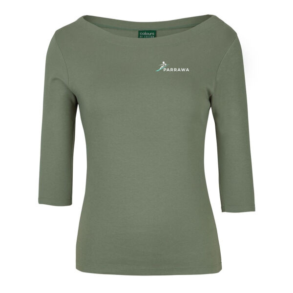 Women's 3/4 Parrawa lounge tee Thumbnail
