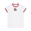 AS Colour Women's Ringer Tee Thumbnail