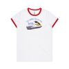 AS Colour Women's Ringer Tee Thumbnail